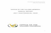 Annual Report for 2017/18 Financial Year - Amazon Web Servicespmg-assets.s3-website-eu-west-1.amazonaws.com/OVG... · Annual Report for 2017/18 Financial Year Office of the Valuer-General