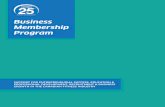 Business Membership Program - canfitpro · Customized Business Membership Program Levels Level 1: Business Start-up & Growth Program • Designed to help businesses that aspire to