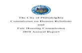 The City of Philadelphia Commission on Human Relations and … · 2018-07-24 · Philadelphia Commission on Human Relations, extending protections to new classes of Philadelphia,