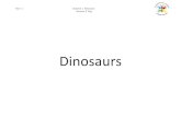 Dinosaurs - Hemlington · 2019-02-21 · Year 1 Autumn 1 Dinosaurs Autumn 2 Toys Subject NC Objective - Coverage Skills Knowledge Vocabulary Science To distinguish between an object