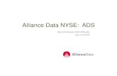 Alliance Data NYSE: ADS · ©2018 ADS Alliance Data Systems, Inc. Confidential and Proprietary Earnings Release | October 20, 2016 11 2 Forward-LookingStatements This presentation