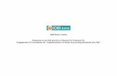 IDBI Bank Limited Response to pre-bid queries to …...Response to Pre-bid queries - RFP for Engagement Of Consultants For Implementation of IFRS converged Indian accounting Standards