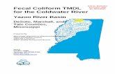 Yazoo River Basin - MDEQ€¦ · performing the TMDL allocations for this study. Load duration curves, which compare the water quality data against a flow-varying allowable load,