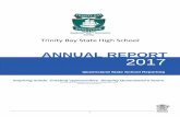 Trinity Bay State High School · 2019-06-04 · drama, music, technical theatre and sport. Trinity Bay State High School is an award-winning school in Visual Arts, Science, Technology,