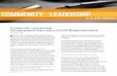 Community Leadership Development Education (CLDE…srdc.msstate.edu/community/CLDE-Empowerment 265_1.pdf · 2015-05-15 · community leadership development education programs, empowerment