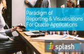 Paradigm of Reporting & Visualisations For Oracle …...Embedded advanced analytics Supports pixel perfect printing Real-Time Collaboration (2020) Data modeling Joins Profiling Metadata