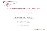 21st international study days for anthroposophic art therapy · 21st international study days for anthroposophic art therapy . for art therapists, students of art therapies, physicians,