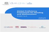 Global Proficiency Framework for ... - gaml.uis.unesco.orggaml.uis.unesco.org/wp-content/uploads/sites/2/... · This document, the Global Proficiency Framework for Reading and Mathematics