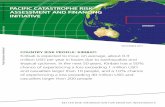 Public Disclosure Authorized PACIFIC CATASTROPHE RIS · cyclones and earthquakes, a simulation model of potential Kilometers Kilometers storms and earthquakes that may affect the