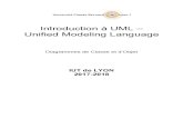 Introduction à UML – Unified Modeling Language...Introduction à UML – Diagramme de Classes 5 Par exemple, si l’on considère que Homme (au sens être humain) est un concept