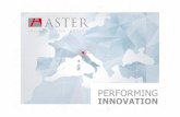Finanziamenti europei per ricerca e innovazione · ASTER Lavora con la Regione Emilia-Romagna, le 6 Università del territorio regionale, gli Enti pubblici nazionali di ricerca operanti