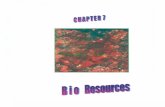 810-RESOURCES - ... 810-RESOURCES 7.1 Importance ofBio-resource Management The bio-resources or ecological