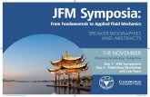 JFM Symposia - cambridge.org · 2 JFM Symposia: From Fundamentals to Applied Fluid Mechanics We are delighted to announce the second series of mini-symposia organised jointly by the
