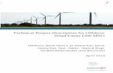Technical Project Description for Offshore Wind Farms (200 …...2. Wind turbines 2.1 Description The range of turbines (or Wind Turbine Generators, abbreviated WTGs) to be installed