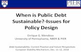 When is Public Debt Sustainable?-Issues for Policy Design€¦ · U.S. Primary Balance Post -2008 Forecast (2009-2020 forecast from 1791-2008 FRF regression) Out-of-sample forecast