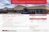 For Lease Former Head's Shoes/New Balance · Former Head's Shoes/ New Balance 10231 W. 21st Wichita, Kansas 67205 Property Highlights • 6,020 SF end cap available • Divisible