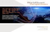 WorldQuant Perspectives - 그대안의 작은 호수 · wearable technology that tracks in-store traffic. While information is created and shared through networking technology, data