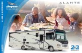 ALANTE - Jayco, Inc Alante...At Jayco, we build our RVs to handle every adventure, then back them with our industry-leading 2+3 Warranty. Our 2-year limited warranty has you covered