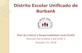 Distrito Escolar Unificado de Burbank...El Distrito continuará con sus iniciativas de acercamiento hacia socios comunitarios El Distrito buscará retroalimentación y sugerencias
