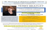 Invites YOU to COME and HEAR Pro-Life Speaker Presentation by TERRY BEATLEY · 2020-01-31 · Invites YOU to COME and HEAR Pro-Life Speaker Presentation by TERRY BEATLEY President,