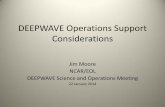 DEEPWAVE Operations Support Considerations€¦ · DEEPWAVE Operations Decision Making Process •Identify mission scientist (typically after DPM) •Develop flight plans for the