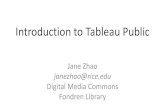 Introduction to Tableau-JZ-presentation · Users can create their own reports and dashboards without putting additional strain on the BI development team. •Quick Development Tableau’s