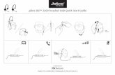 Jabra BIZ™ 2300 headset USB Quick Start Guide/media/Product Documentation... · CUSTOMER SUPPORT EMEA Web (for the latest support info and online User Manuals): Phone 81-03814 C