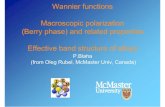 P.Blaha (fromOleg Rubel, McMaster Univ, Canada) · P.Blaha (fromOleg Rubel, McMaster Univ, Canada) Wannier functions + + Wannier90: A Tool for Obtaining Maximally-Localised ... Modern
