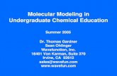 Molecular Modeling in Undergraduate Chemical Educationorganica1.org/teoria1411/spartan_problemas.pdf · Molecular Modeling in Undergraduate Chemical Education Summer 2005 Dr. Thomas