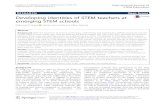 Developing identities of STEM teachers at emerging STEM ... · Developing identities of STEM teachers at emerging STEM schools ... in reading and science compared to countries of