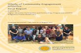 Whole of Community Engagement Initiative Final Report · Whole of Community Engagement Initiative Final Report 5 Beulah Mewura Munyarryn Mentor - Yalu Marŋgithinyaraw Aboriginal
