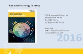 Renewable Energy in Africa - CTCN · PDF file Regional Renewable Energy & Energy Efficiency Status Reports REN21 produces regional status reports on renewable energy and energy efficiency