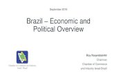 Brazil Economic and Political Overview - PwC · Brazil - Economic and Political Overview September 2016 13 Brazil –Competitive Advantages* •Gateway to Latin America •Biggest