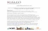 LOAD-NM-ICALEO Event Call Laser and optical processing and ... call... · LOAD-NM-ICALEO Event Call Laser and optical processing and manufacturing for advanced energy materials and
