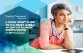 A QUICK START GUIDE TO THE MERIT-BASED INCENTIVE PAYMENT SYSTEM (MIPS… · 2019-01-17 · MIPS. Merit-based Incentive . Payment System If you decide to take part in an Advanced ...