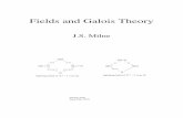 Fields and Galois Theory - gimmenotes€¦ · Fields and Galois Theory J.S. Milne Q„ “ Q„ C “x Q„ p 7“ Q h˙3i h˙2i h˙i=h˙3i h˙i=h˙2i Splitting ﬁeld of X7 1over