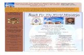 REACH FOR THE WORLD MINISTRIES, INC THY KINGDOM COME …o.b5z.net/i/u/10070115/f/Newsletter_April_May_June.pdf · REACH FOR THE WORLD MINISTRIES, INC THY KINGDOM COME THY WILL BE