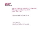 APSE Catering, Cleaning and Facilities Management Seminar ... Wyton – Session 1.pdf · APSE Catering, Cleaning and Facilities Management Seminar 2014: Feel The Love! FM now and