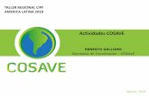 Actividades COSAVE - IPPC · 2018-10-16 · riesgos fitosanitarios y regulatorios, cambio climático, seguridad alimentaria y otros, a fin de prevenir a la región de impactos económicos,