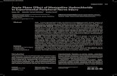 Acute Phase Effect of Memantine Hydrochloride in ......Original Article 113 Acute Phase Effect of Memantine Hydrochloride in Experimental Peripheral Nerve Injury Hakan AK1 1Iskender