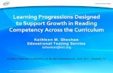 Learning Progressions Designed to Support Growth in ... ... Skilled readers tend to refer to the organizational structure of a passage more frequently than do less skilled readers