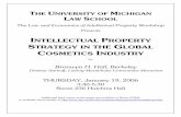 INTELLECTUAL PROPERTY STRATEGY IN THE GLOBAL … · Intellectual Property Strategy in the Global Cosmetics Industry Dietmar Harhoff 1 and Bronwyn H. Hall 2 1 Ludwig-Maxmilians-Universitaet