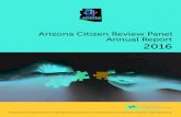 Arizona Citizen Review Panel Annual Report 2016term:name]/[node... · Arizona Citizen Review Panel Annual Report 2016 Prepared for the Department of Child Safety by Arizona State
