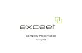exceet Group Company Presentation 23.01...2020/01/23  · January 2020 | Page 3 Our Profile exceet is a listed holding company pursuing an opportunistic investment approach without