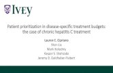 Patient prioritization in disease -specific treatment budgets: the case of chronic ... · Patient prioritization in disease -specific treatment budgets: the case of chronic hepatitis