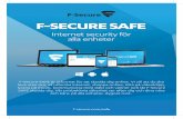 SAFE salesheet 2017 SE - Amazon S3 · leva utan oro, så utforska internet, shoppa online, titta på videoklipp, lyssna på musik, kommunicera med släkt och vänner och låt F-Secure