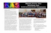 Society for Astronomical Sciences Newsletter July …...Society for Astronomical Sciences Newsletter July 2018 2 Their term of office is through June, 2021. We congratulate these members