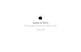 Apple at Work Employee Communications Kit...Introduction | Program overview | Design guidelines Design guidelines Apple • Employee Communications Kit • January 2018 16 Company