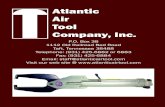 Atlantic Air Tool Company, Inc. · ATLANTIC AIR TOOL COMPANY 60A / 60AH *All pressures are load cell tested not calculated. Atlantic Air Tool Company Taft, Tennessee (931) 425-6882
