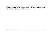 SolarWinds Toolset QuickStart Guidecdn.cnetcontent.com/e3/b0/e3b079b7-307c-45d8-a9cc-1b243bfe30b… · professionals. SolarWinds products continue to set benchmarks for quality and